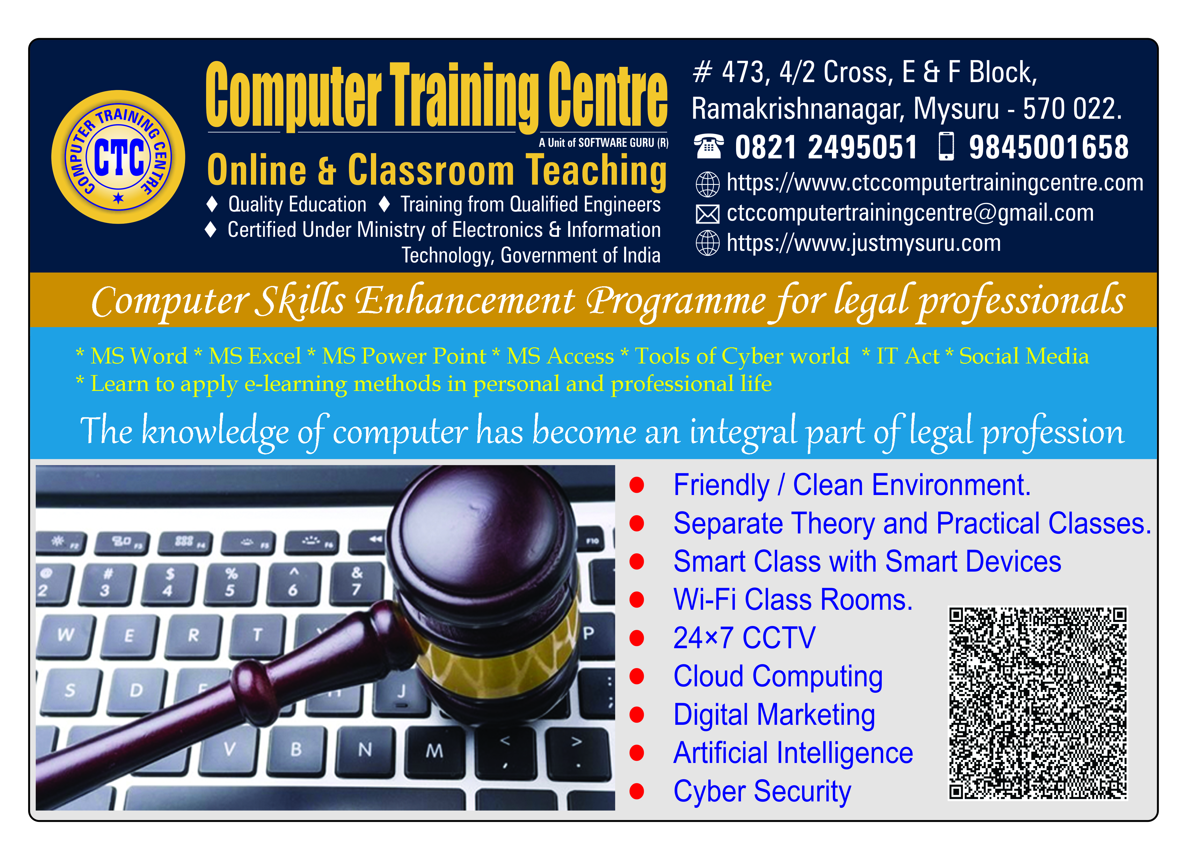 Computer Skills Enhancement Programme for legal professionals